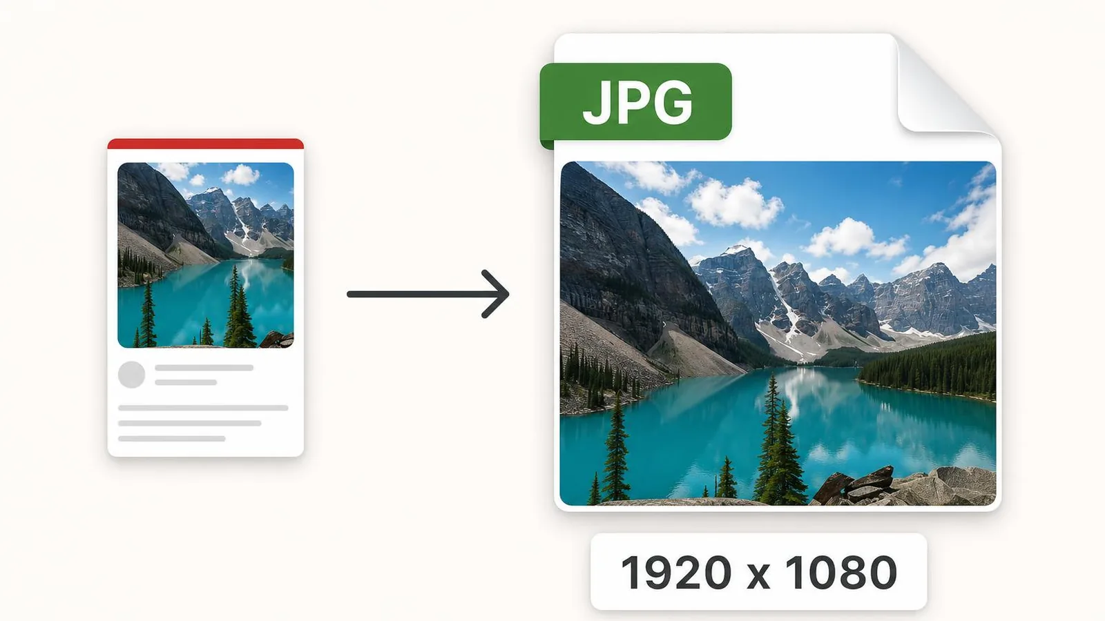 Descargador de imágenes de Pinterest guardando una foto del pin en resolución original