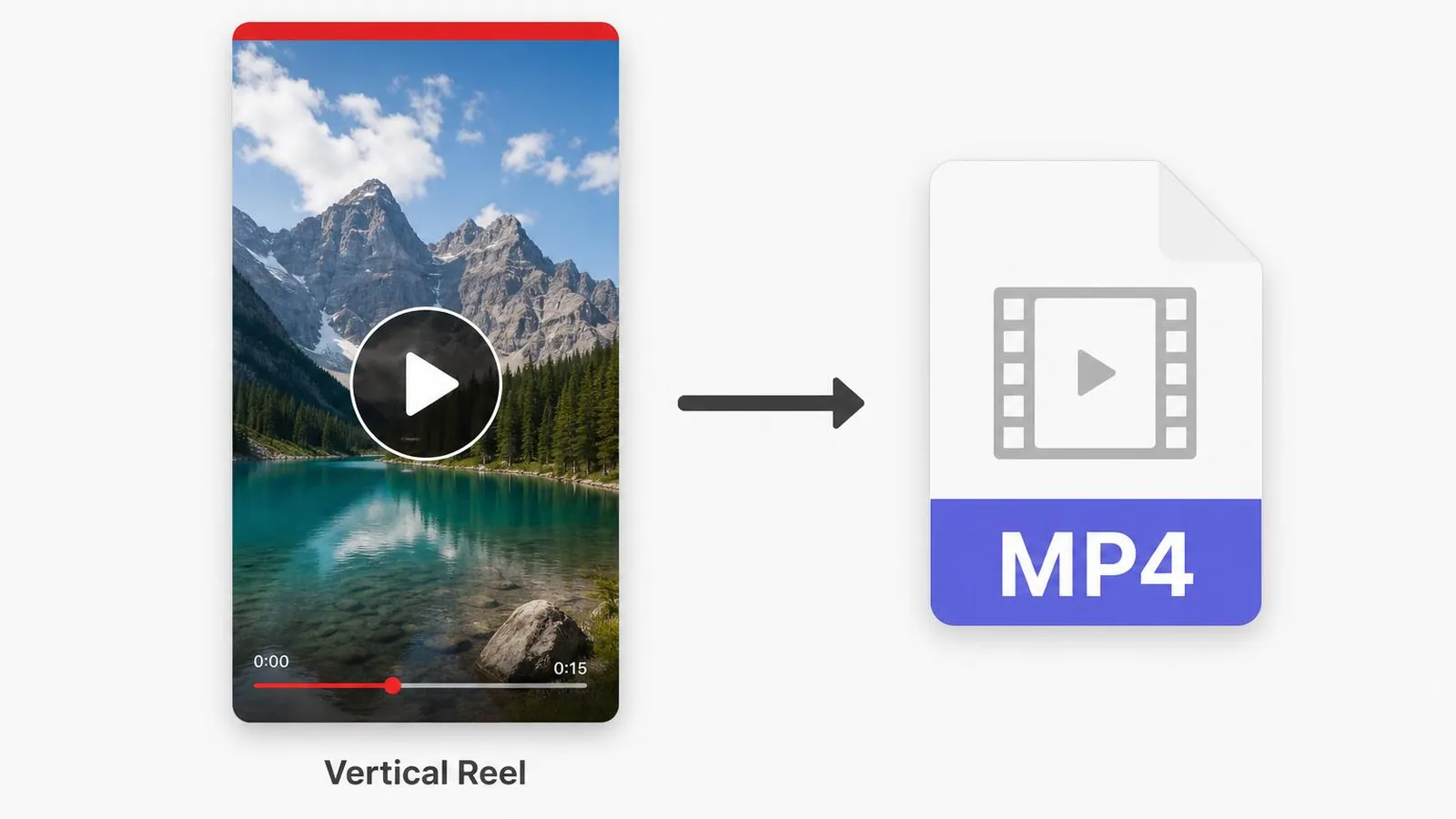 Descargador de Reels de Pinterest guardando videos verticales cortos